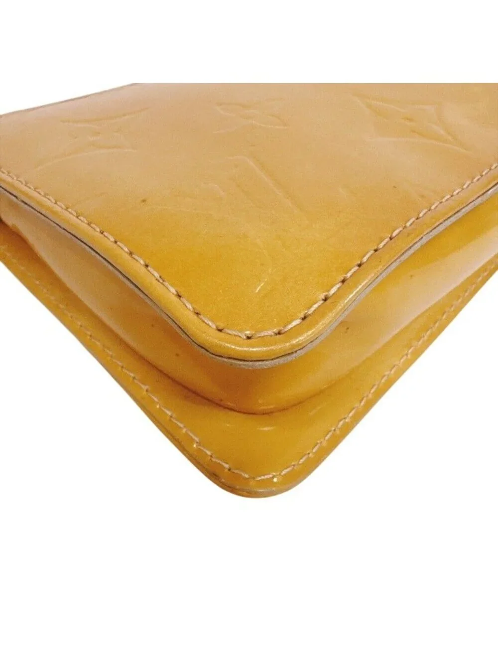 Louis Vuitton Lexington Monogram Vernis Handbag Yellow